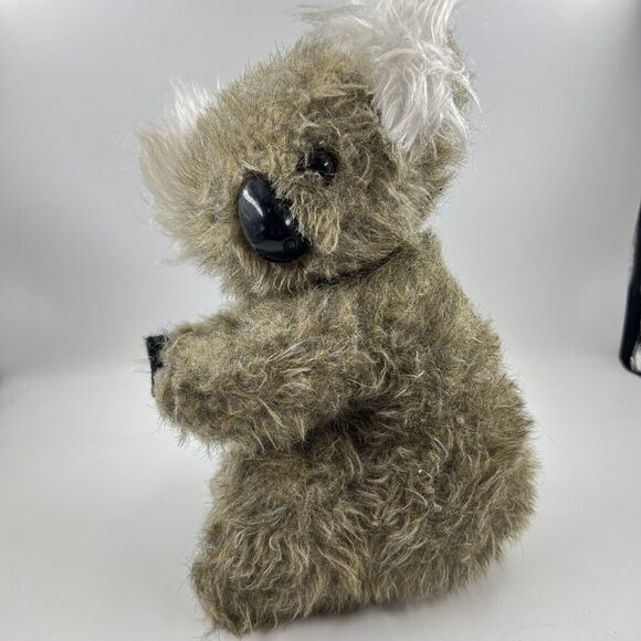 Vintage California Stuffed Toys Koala Bear Plush Realistic w/ Hands Together 9” - Picture 1 of 8